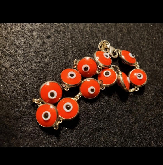 Vtg. Evil Eye Bracelet - Picture 3 of 4